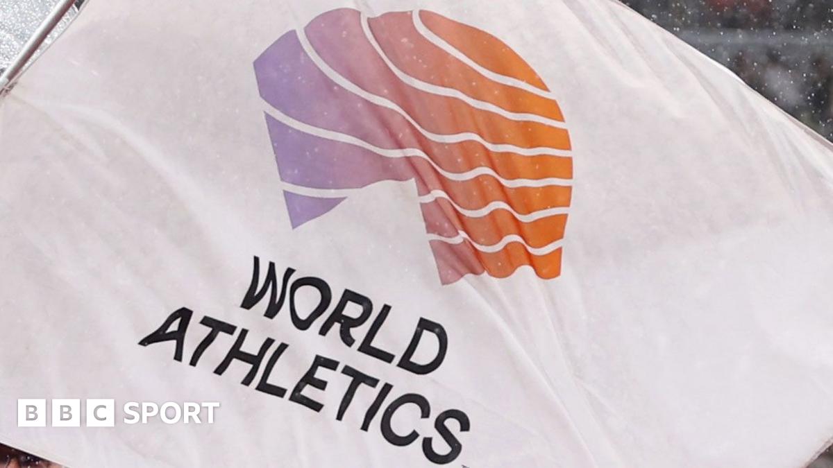 A World Athletics flag