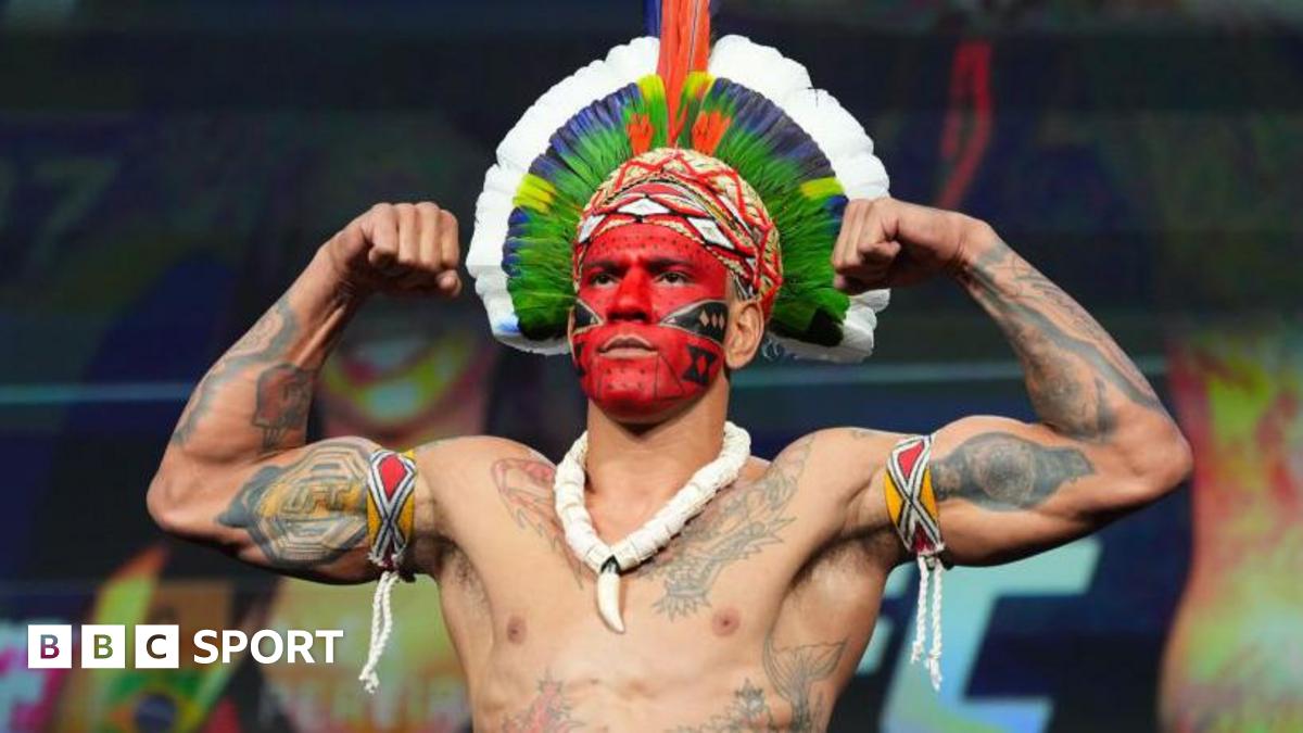 Alex Pereira at the UFC 307 weigh-in last October