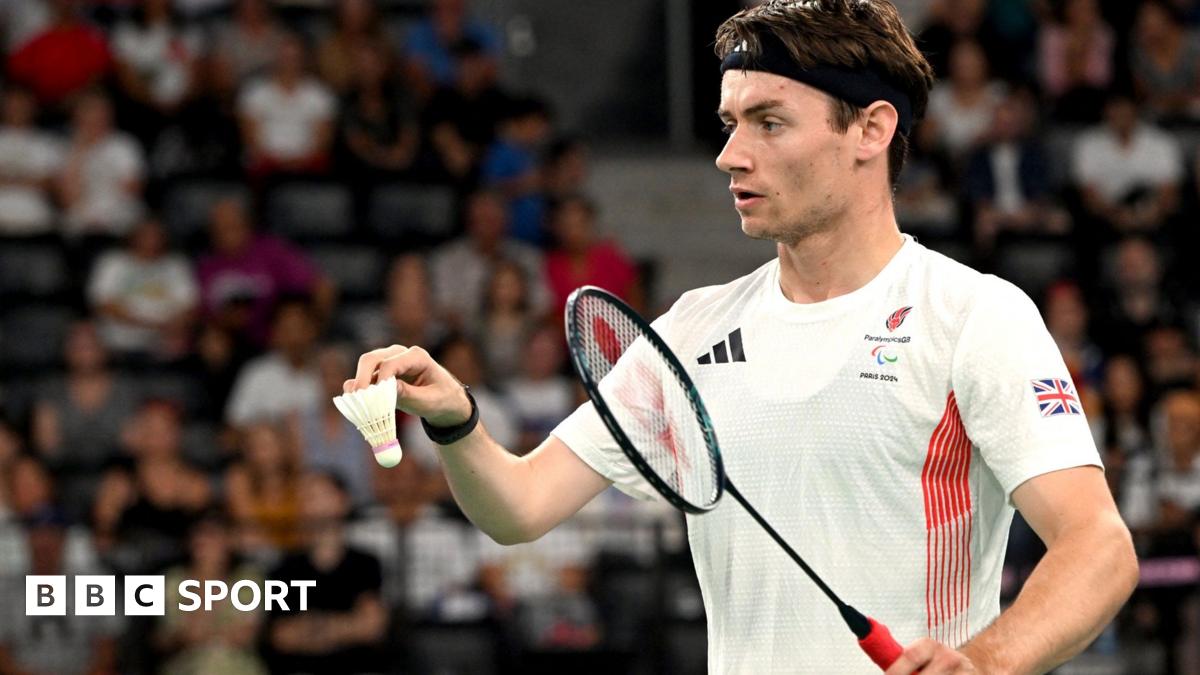 Dan Bethell playing at the Paralympic Games in Paris