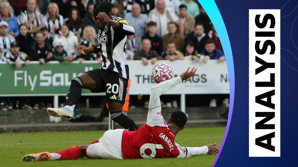 Gabriel handball not a penalty against Newcastle at St James
