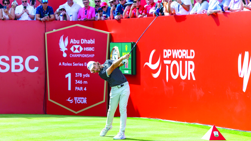 الإنجليزيان فليتوود وراي يتقاسمان صدارة بطولة أبوظبي للغولف
