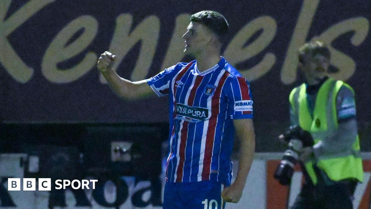 Regan Linney celebrates a goal for Carlisle United