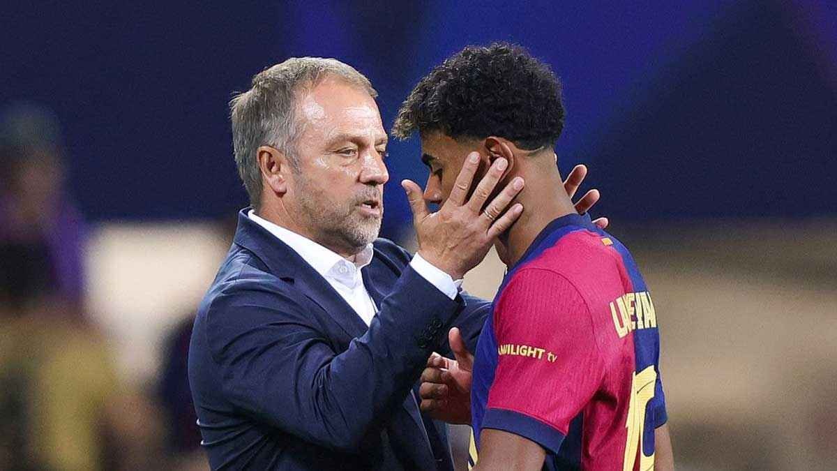 مدرب برشلونة لا يشعر بالندم تجاه تصريحاته حول حماية لامين جمال
