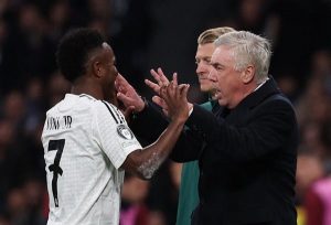أنشيلوتي يحسم مستقبل فينيسيوس مع ريال مدريد!