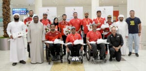 استقبال مميز لبعثة أصحاب الهمم للدراجات