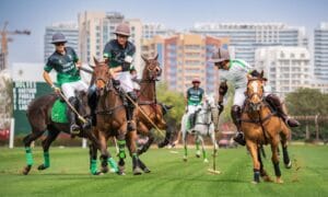الإمارات يواصل تألقه ويفوز على جهانجيري بكأس دبي الذهبية للبولو