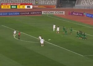 العراق يكسب السعودية بهدف مذهل (فيديو)