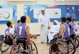 ختام التجمع الثالث لدوري سلة الكراسي المتحركة