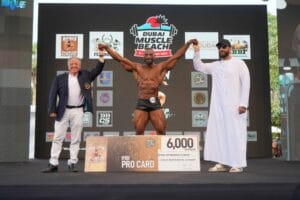 ذهبيتان ولقبا «بطل أبطال» للبلوشي في «واوان كلاسيك» لبناء الأجسام