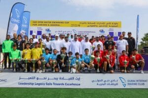 سباحو الفجيرة وأبوظبي والوصل يخطفون الأضواء والميداليات في كأس المياه المفتوحة