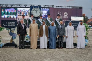 فريق الإمارات وصيف جولة أبوظبي في دوري الأمم لقفز الحواجز