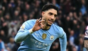 هاتريك عمر مرموش يحطم رقم هالاند القياسي مع مانشستر سيتي