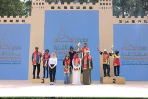 ميثاء القبيسي بطلة كأس سيدات مهرجان أبوظبي للقدرة