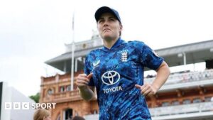 Nat Sciver-Brunt of England