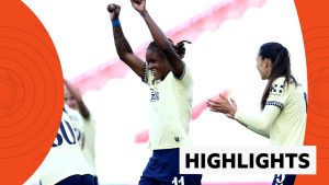 Everton players celebrate