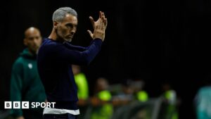 Braga head coach Carlos Vicens