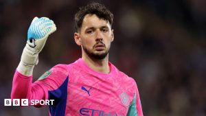 Manchester City goalkeeper James Trafford