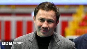 Boxing great Gennady Golovkin in Liverpool watching World Championship amateur boxing