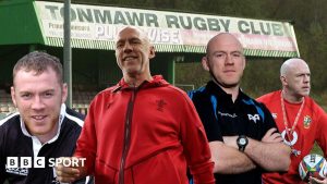 Steve Tandy in his different guises with Tonmawr, Neath, Ospreys, Wales and the British and Irish Lions