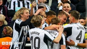 نيوكاسل 2-0 أثليتيك: فاز فريق إيدي هاو في أوروبا مرة أخرى لكنه بحاجة إلى تحسين مستواه خارج أرضه
